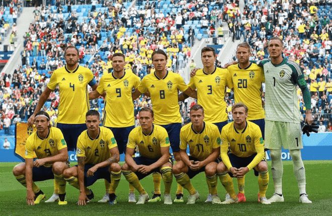 瑞典队在2018年世界杯中力压德国队获得小组出线